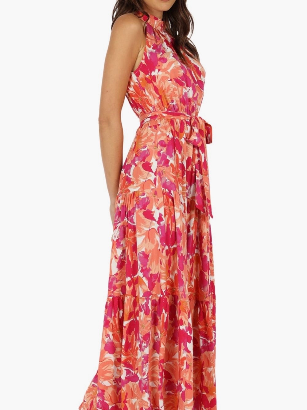 Petal and Pup Caroline Floral Halter Neck Maxi Dress - Picture 2 of 6
